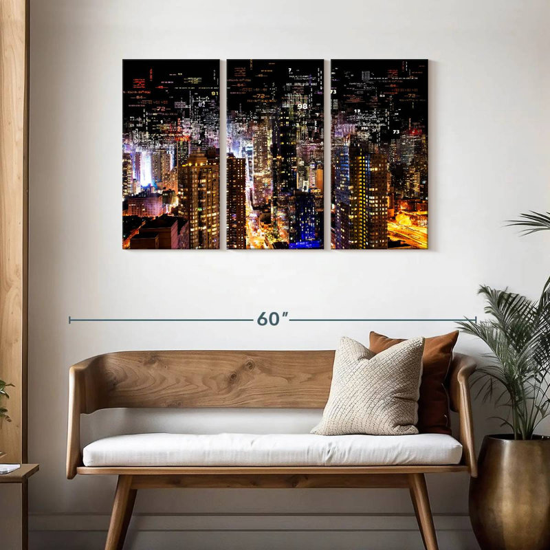 Sebbie Times Square, H 28 po x l 45 po