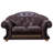 Italian Leather Sofa Set In Grey