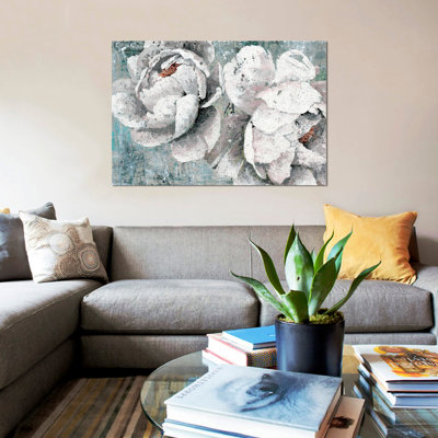 « luxueux jardin », reproduction sur toile