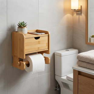 Toilet Paper Holder With Storage