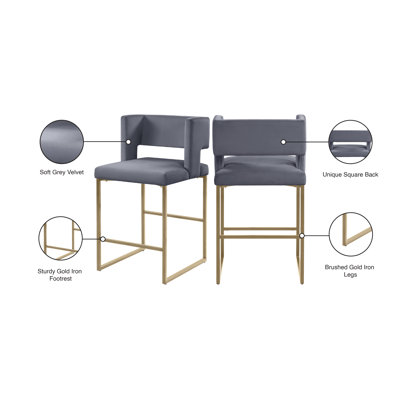 Tabouret de comptoir 26 po Caleb