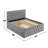 Fabric Fully Upholstered Twin Bed With Trundle-1470934439