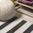 Aveiro Wide Stripe Black/Cream Indoor/Outdoor Rug-1550894200