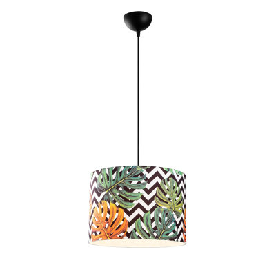 1 - Light Black Single Pendant