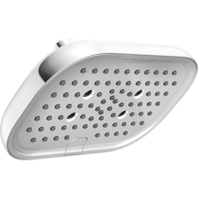Delta 9-inch Oval Shower Head 6 Setting Chrome, 2.5 GPM
