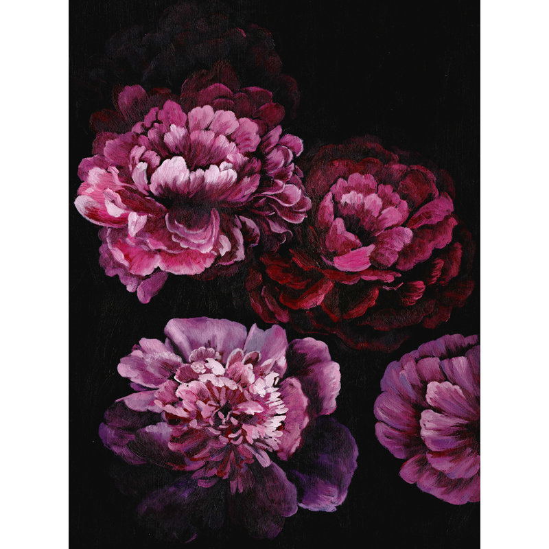 The Dark Florals, H 32 po x l 24 po