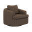 Fauteuil d'appoint pivotant à 360 ° avec coussins double couche-118805324