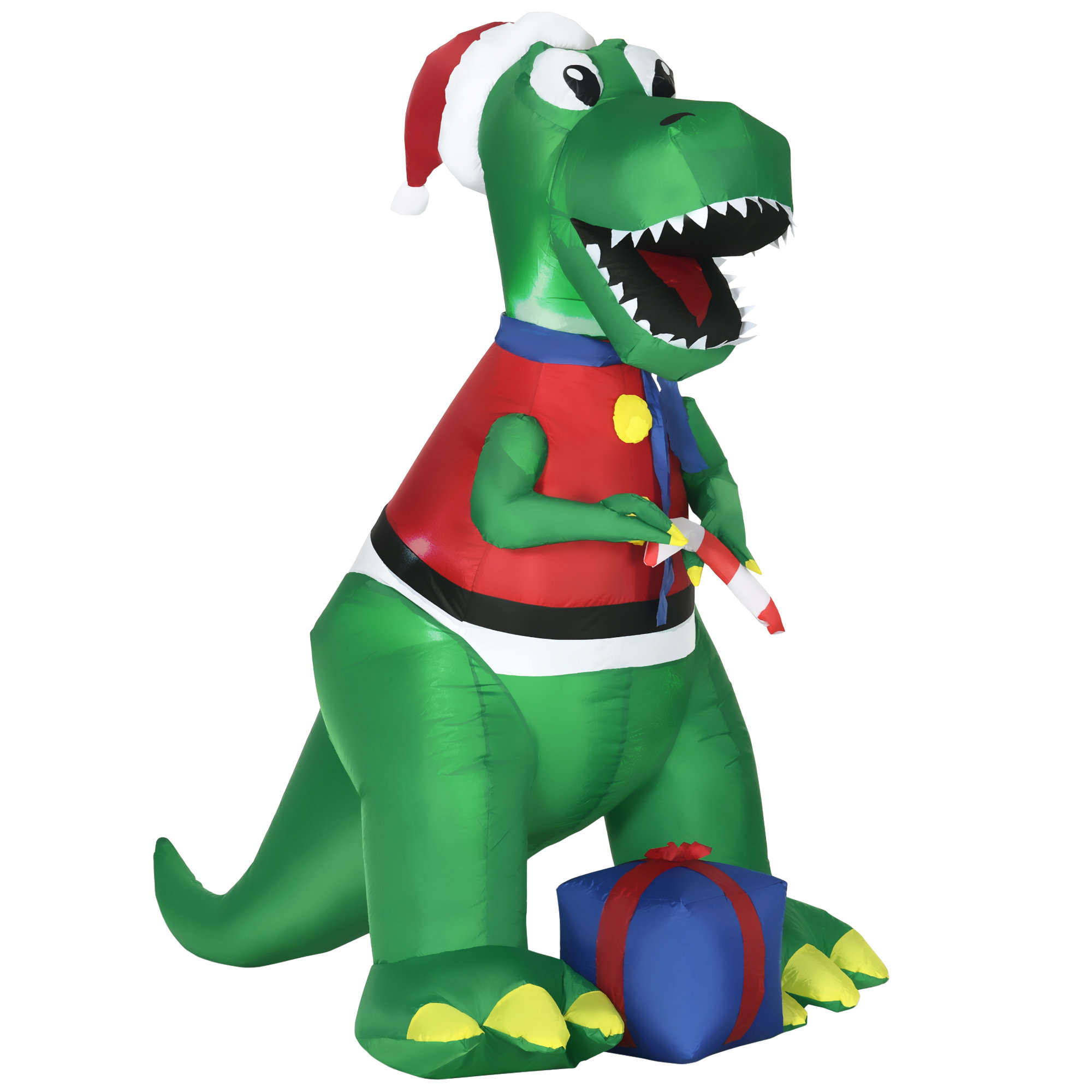 The Holiday Aisle® Christmas Dinosaur Inflatables Wayfair