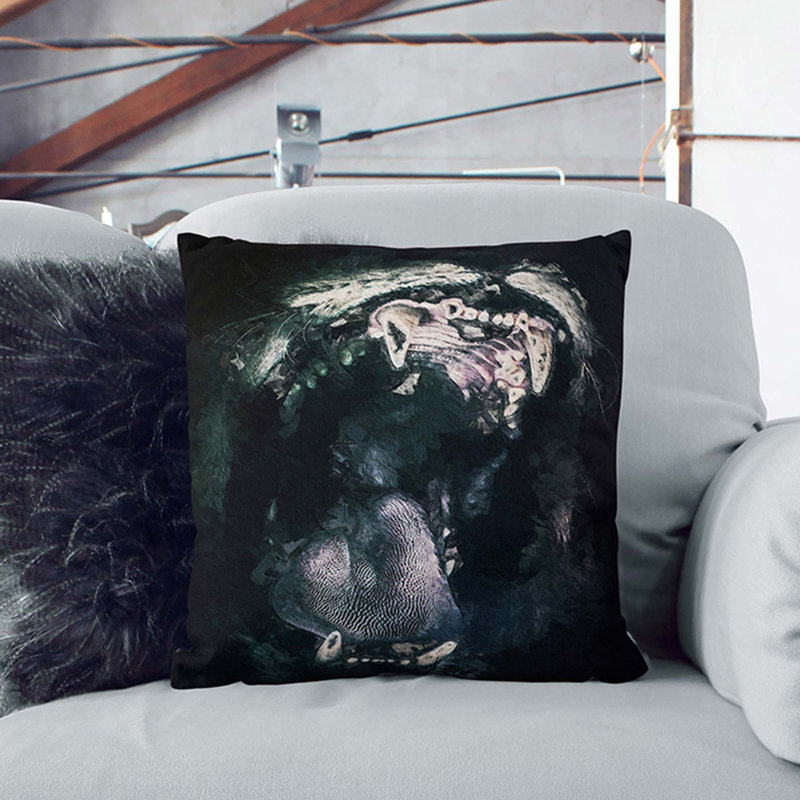 Square Throw Cushion, 55cm H x 55cm W x 20cm D