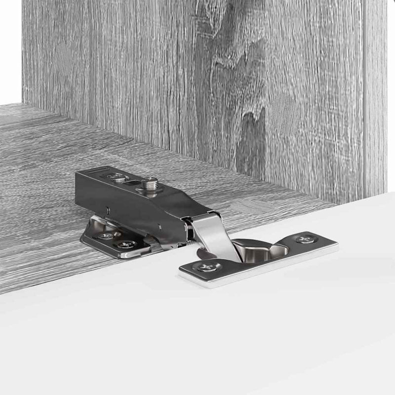 TV Stand, 29.5cm H x 60cm L x 31cm W, Grey Sonoma