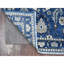 Tapis de couloir oriental bleu 2 pi 9 po x 6 pi 4 po Peshawar