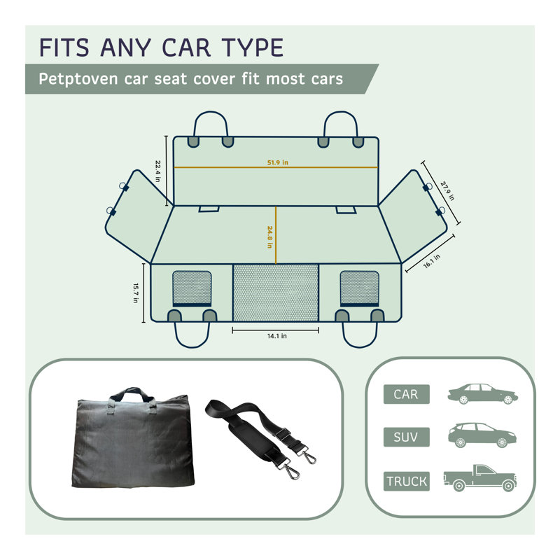 Protective cover for Katziela wide seat, Noir