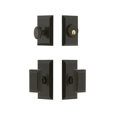Fifth Avenue Handle With Knob And Deadbolt