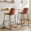 Tabourets de bar en cuir 30 po