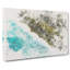 The Beautiful Maldives Watercolour - Wrapped Canvas-56664954