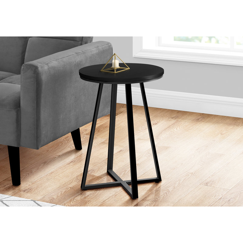 Table d'appoint en bois, Noir
