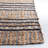 Zakai Natural Fiber Flat Weave Jute/Cotton Geometric Rug in Navy/Natural-1585351479