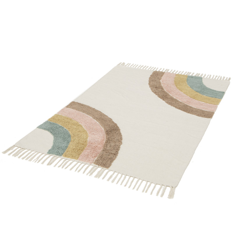 Geraghty Rainbow Childrens Area Rug, Rectangle 120 x 170cm