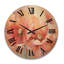 Horloge murale en bois massif Mirisa-554385831