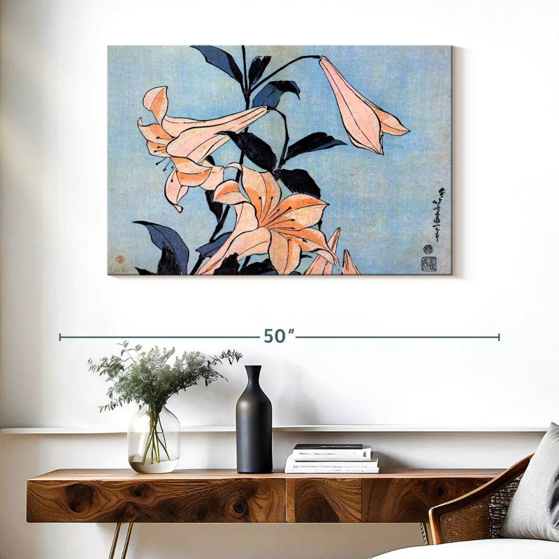 Harnek Lilies 1830, H 26 po x l 39 po