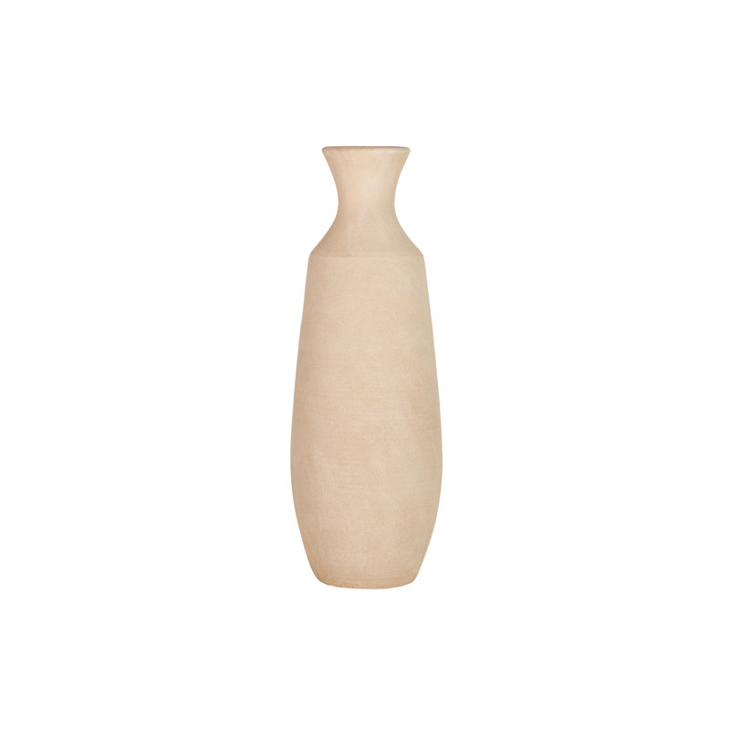Ceramic / Porcelain Table Vase, 80cm H x 30cm W x 30cm D, Brown