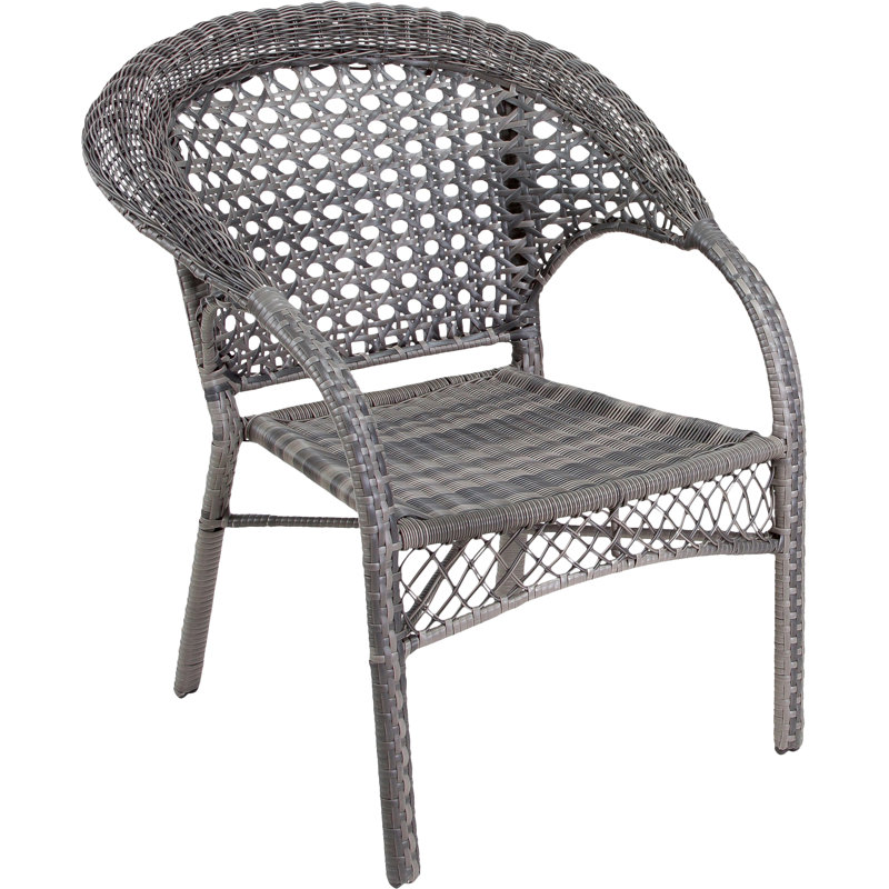 Fauteuils empilables Palmyra, Gris