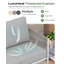 Canapé d'extérieur Boho 51" en aluminium pour 2 personnes avec coussins de 6" et structure antirouille en PEHD tissé à la main-1704927820