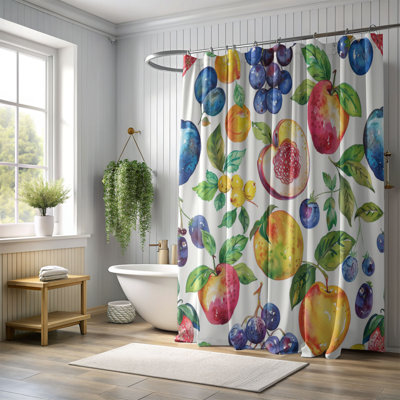 Spring Splash - Rideau de douche Premium