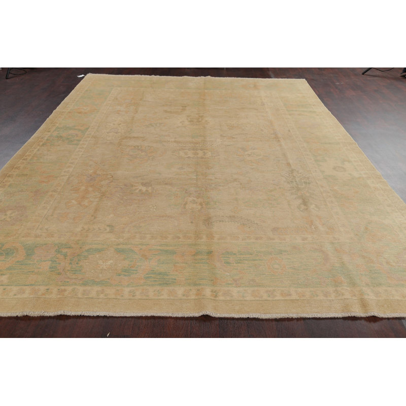 Tapis beige noué la new age beige 9 pi 1 po x 13 po one-of-kind Hults