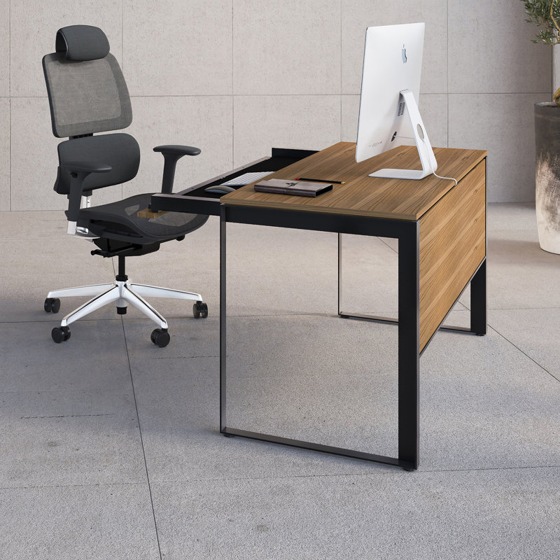Linea™ Writing Desk, Natural Walnut