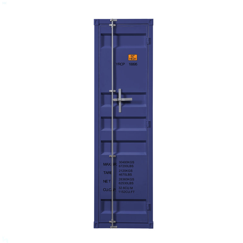 Garde-robe avec serrure de contenant pleine longueur, Blanc
