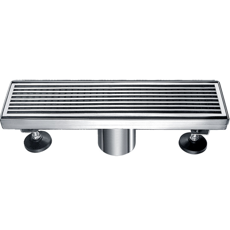Wheaton River Series 12 Inch Long Stainless Steel Linear Floor Shower Drain