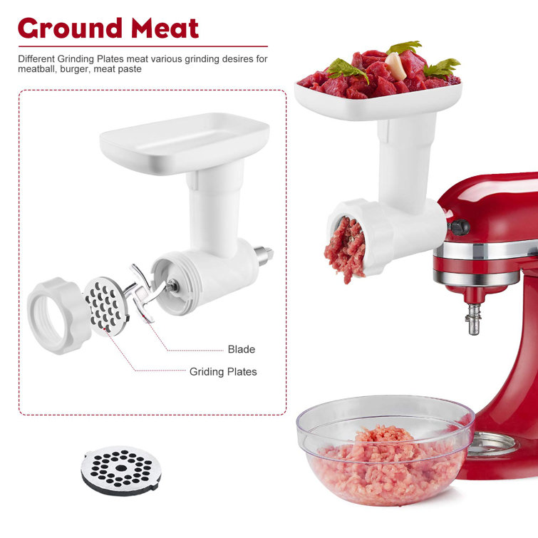 InnoMoon Food Grinder Kitchen aid Meat Grinder Attachment for Kitchenaid  Stand Mixer