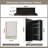 Cyrille Recessed & Surface Framed Medicine Cabinet with Mirror and Shelves-860957891-816041148