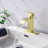 Waterfall Spout Bathroom Faucet,Single Handle Bathroom Vanity Sink Faucet-118546178