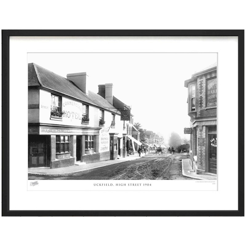 Uckfield, High Street 1904 by Francis Frith - Single Picture Frame Print, 45cm H x 60cm W x 2.3cm D