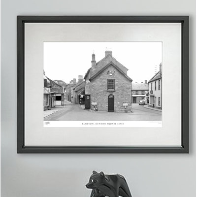 Bampton, Newton Square C1950 - Single Picture Frame Print