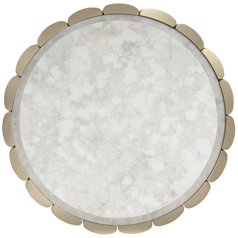 Melange Glass End Table