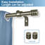 Tringle à rideaux simple ajustable 0,62 po Sweitzer-148547070-148547061