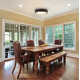 Murphie Single Light Polyester LED Flush Mount