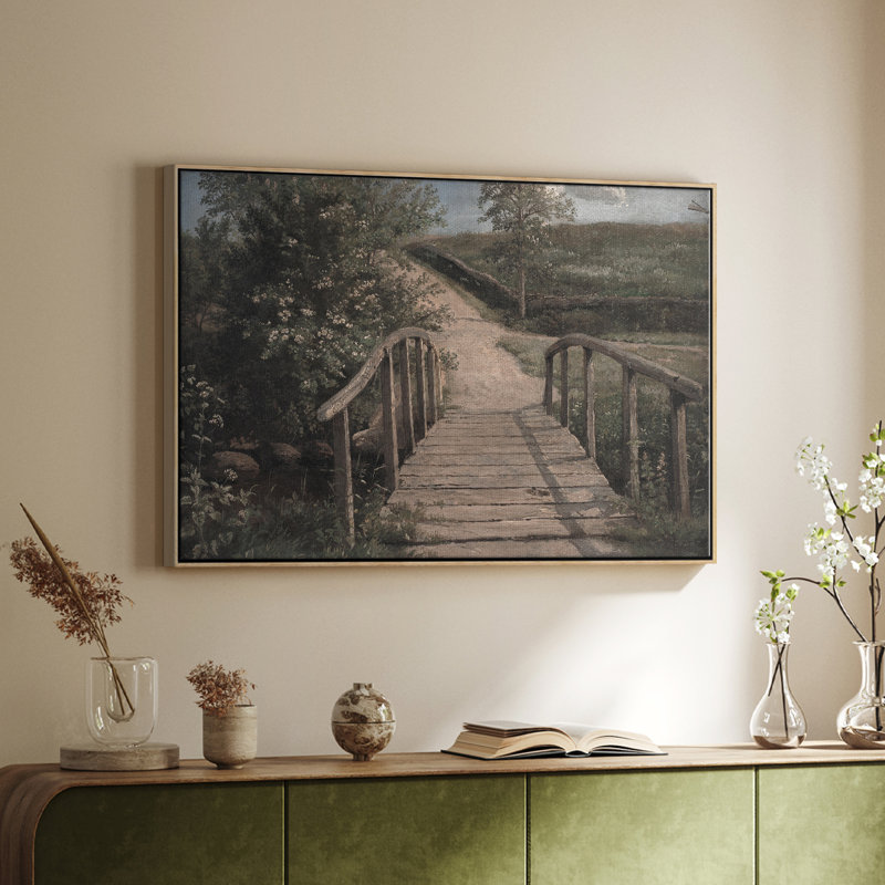 "Vintage Landscape - CDXLI" sur toile, H 17 po x l 25 po