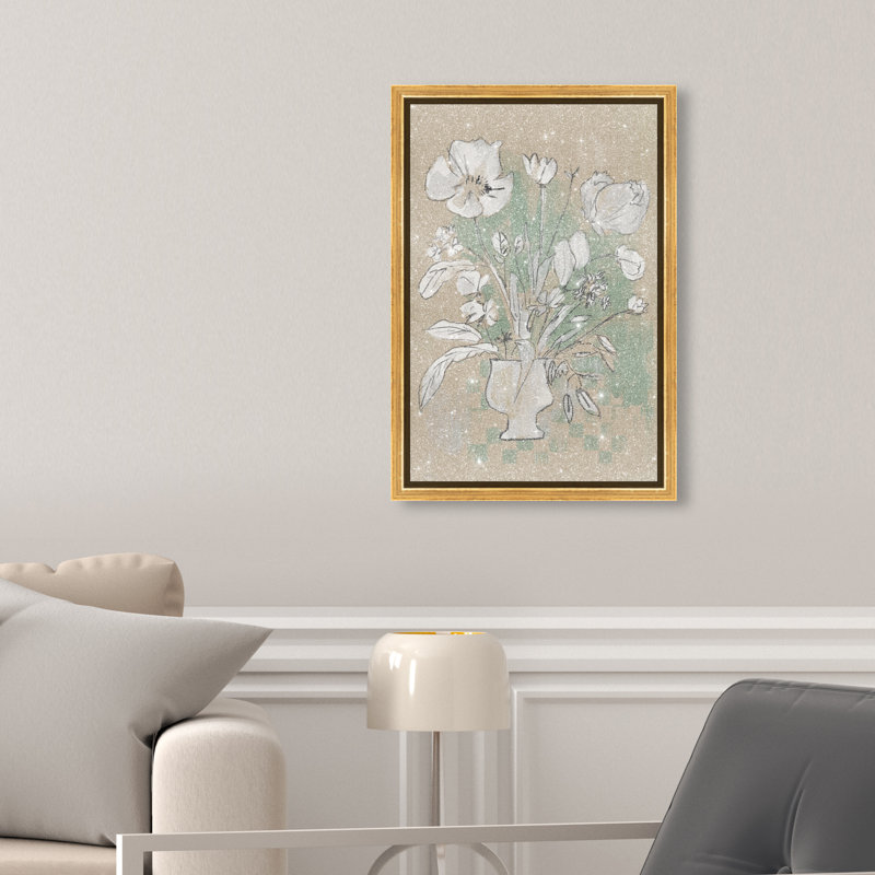 Spring Energy II Print by Oliver Gal, 16" H x 11" W, Gold Floater Frame
