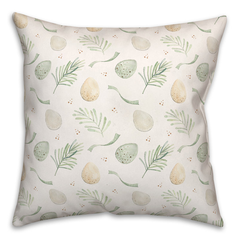  Housse et insert de coussin carré pour œufs de Pâques, H 20 po x l 20 po x P 1,5 po