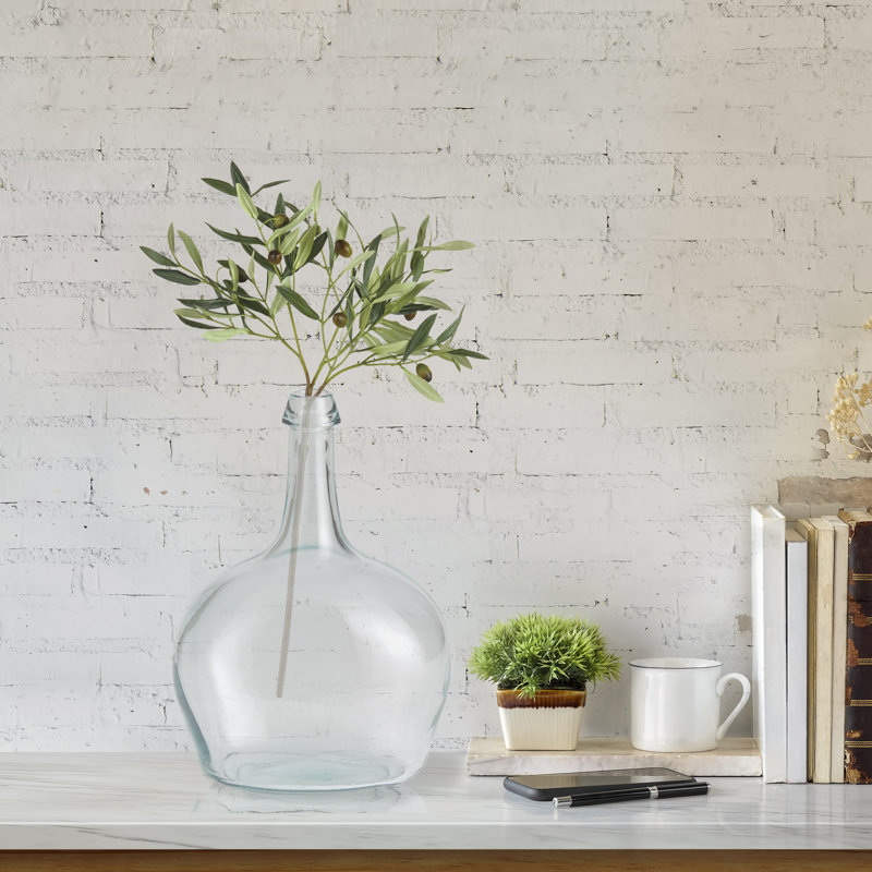 Meduse 10.75'' Glass Table Vase, Clear
