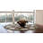 Magnolia on Brown Table Topper (23" Round)