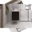 Lavabo de salle de bain Sutcliffe, noir-657446149