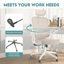 Chaise de bureau ergonomique robuste, chaise d'ordinateur à haut dossier avec appui-tête et accoudoirs pivotants 3D réglables pour un soutien lombaire réglable jusqu'à 350 lb-1237796683-1237796687