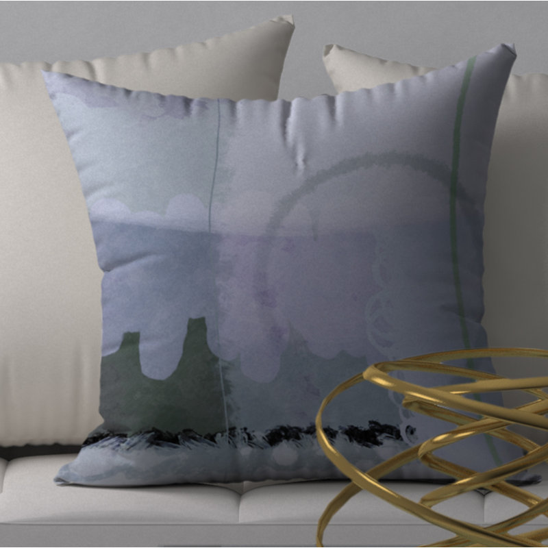 Housse de coussin décorative carrée Trust, 18" x 18"