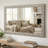 Hillsborough Wood Framed with Safety Backing Ideal for Bathroom / Vanity Mirror-1615034262-1615034259