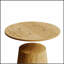 Table de salle à manger circulaire en bois de 43 pouces, table ronde minimaliste moderne en bois aggloméré